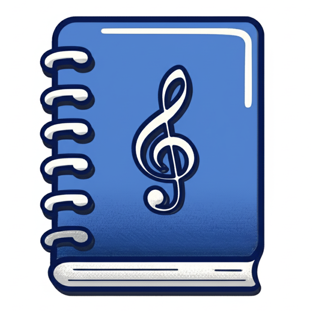 Icono de material didáctico en PDF para piano